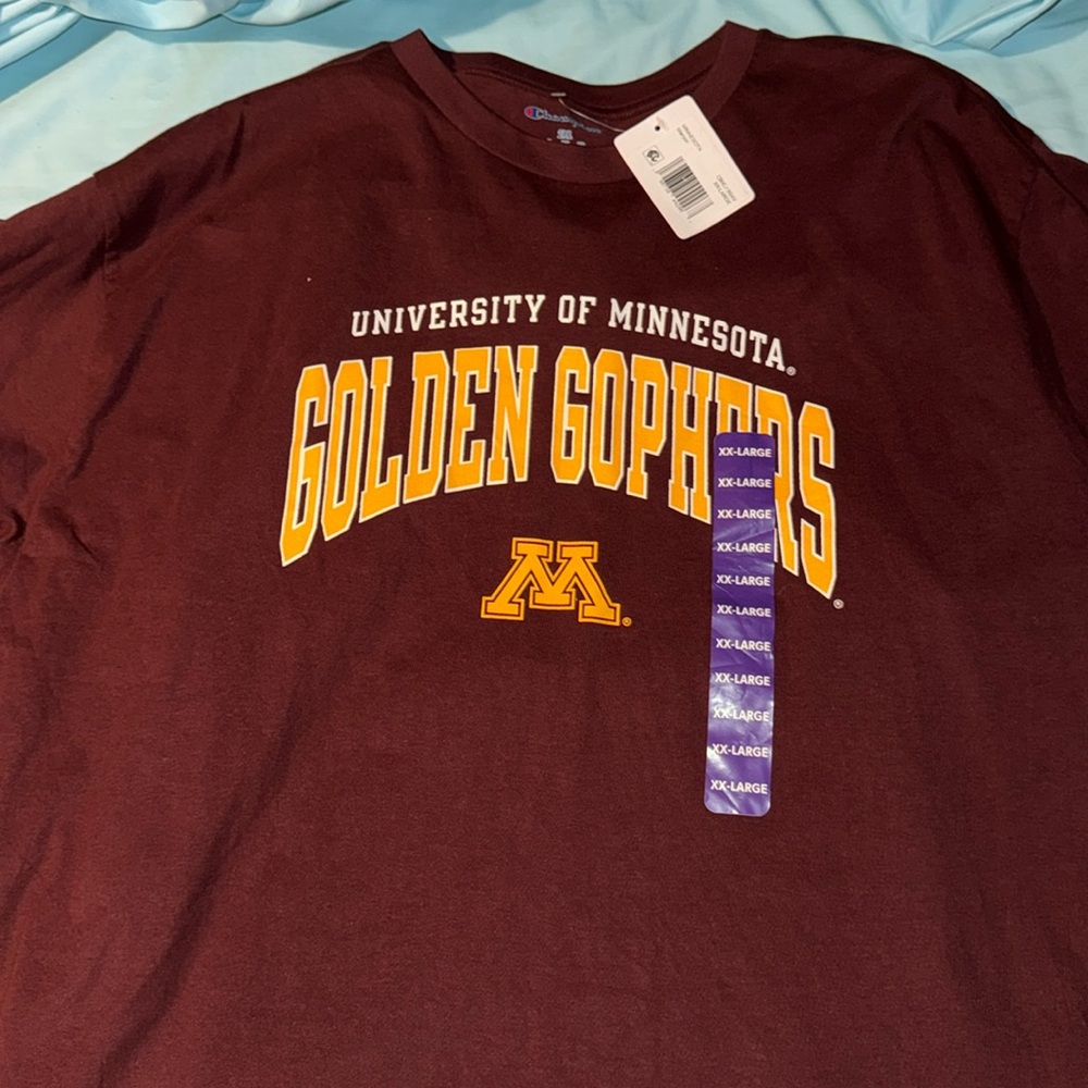 Minnesota Golden Gophers Champion T shirt NWT